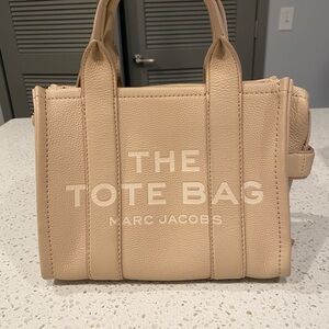 Marc Jacobs Tan Leather Tote Bag